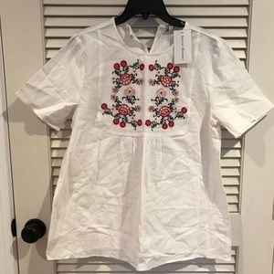 Stevie Hender Embroidered top Sz L